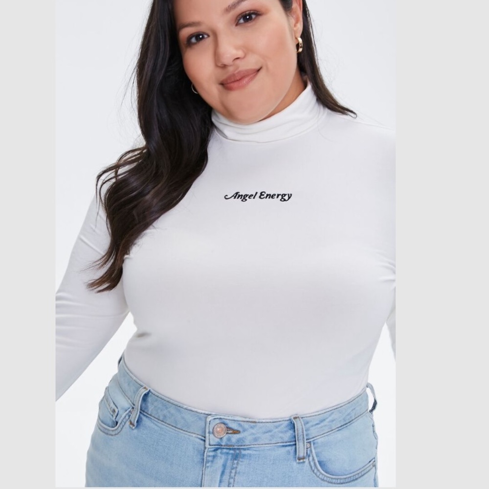 Angel energy turtle neck top